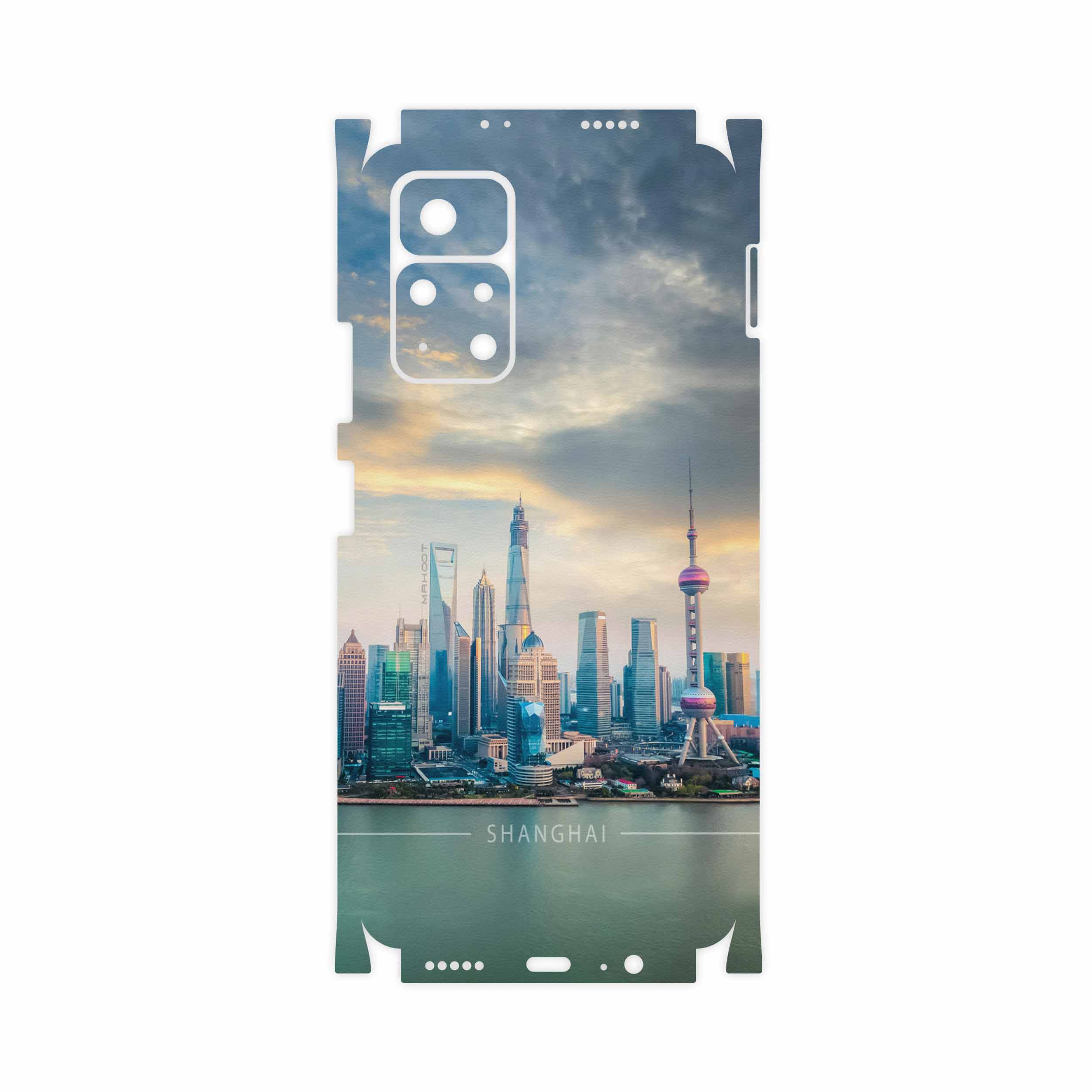 برچسب پوششی ماهوت مدل Shanghai-City-FullSkin مناسب برای گوشی موبایل شیائومی Poco M4 Pro 5G
