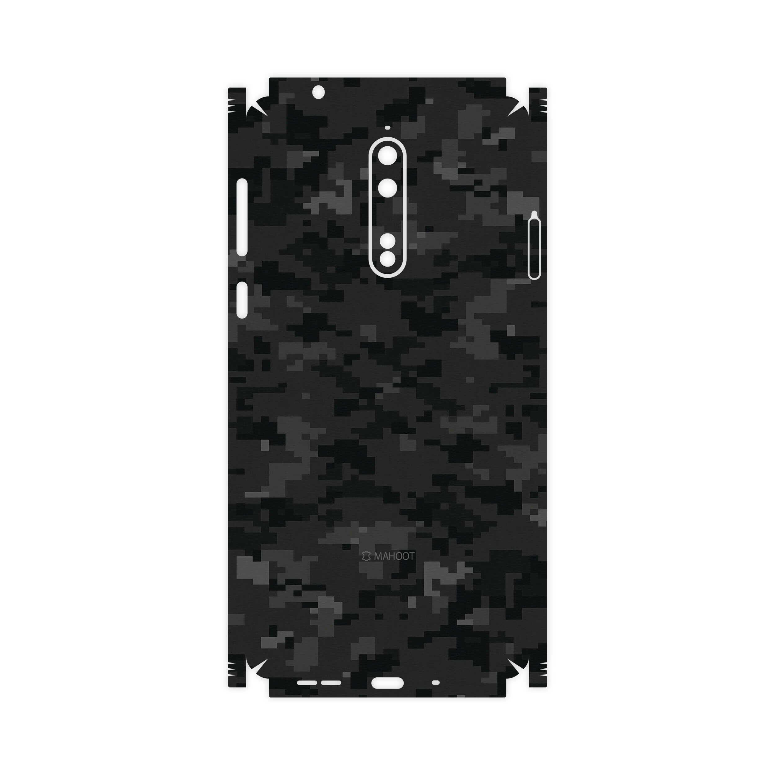 برچسب پوششی ماهوت مدل Night-Army-Pixel-FullSkin مناسب برای گوشی موبایل نوکیا 8