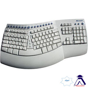 کیبورد استوک اورجینال آرگونومیک دل