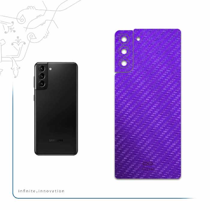 برچسب پوششی ماهوت مدل Purple-Fiber مناسب برای گوشی موبایل سامسونگ Galaxy S21 Plus 5G