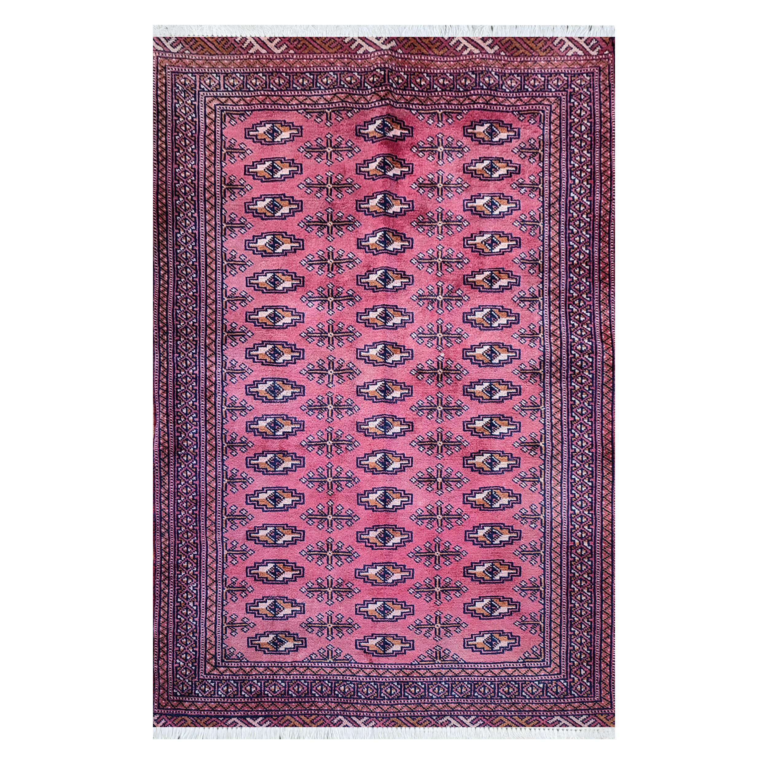 فرش قدیمی دستبافت یک و نیم متری مدل MG23