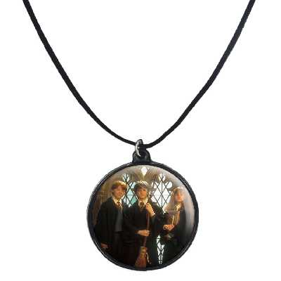 گردنبند پرمانه طرح هری پاتر کد pmb.23975 مدل دو طرفه