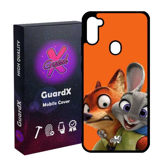 کاور گارد ایکس طرح Zootopia مدل Glass10047 مناسب برای گوشی موبایل سامسونگ Galaxy A11 / M11