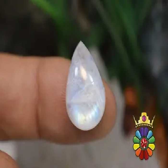 سنگ ماه رنگین کمانی(لابرادوریت سفید)