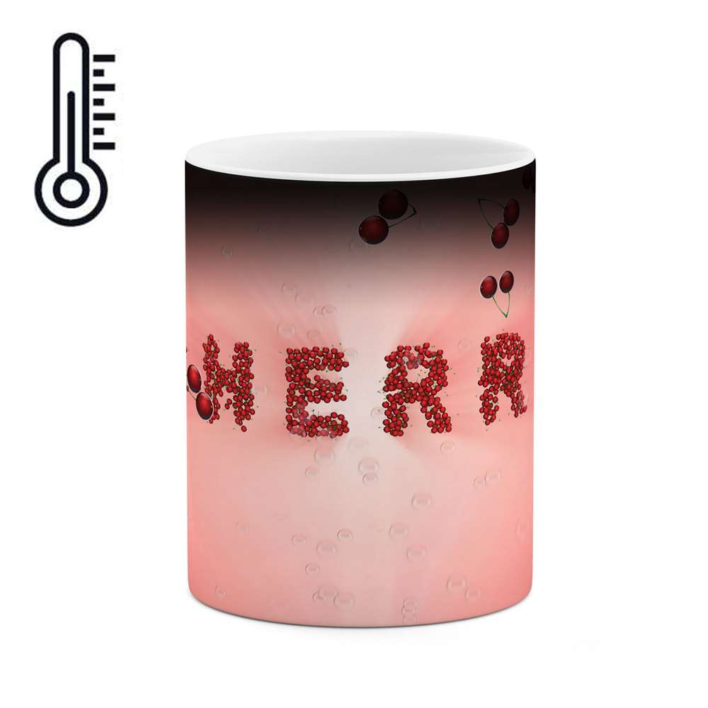ماگ حرارتی طرح Cherry مدل mgh02604