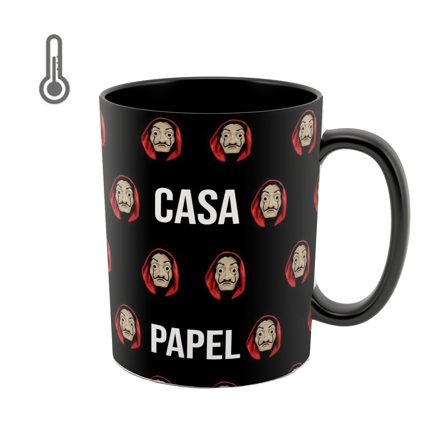 ماگ حرارتی طرح سریال money heist 