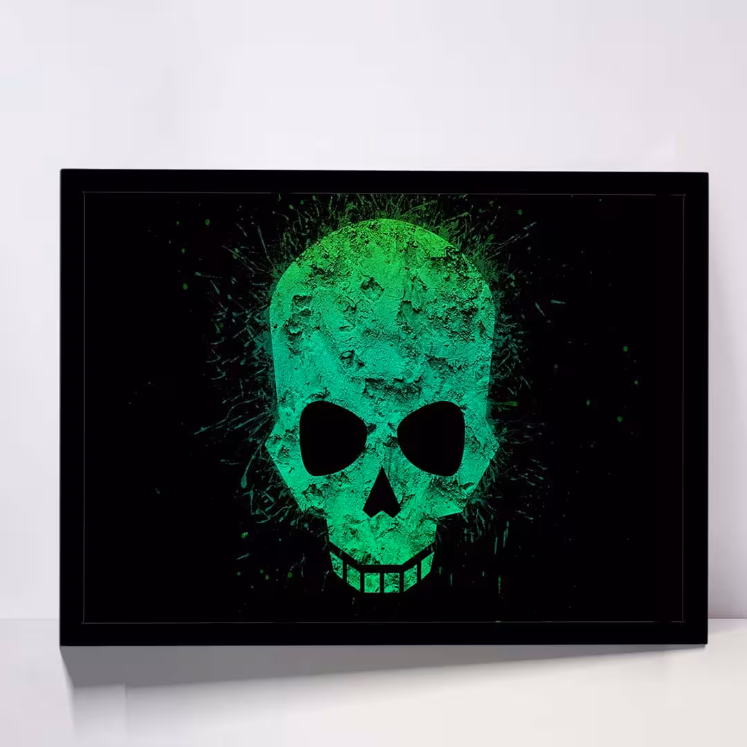 تابلو مدل skull کد F-12046