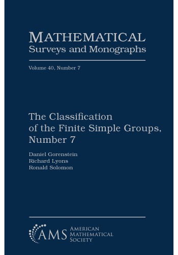 خرید و دانلود نسخه کامل کتاب The Classification of the Finite Simple Groups, Number 7