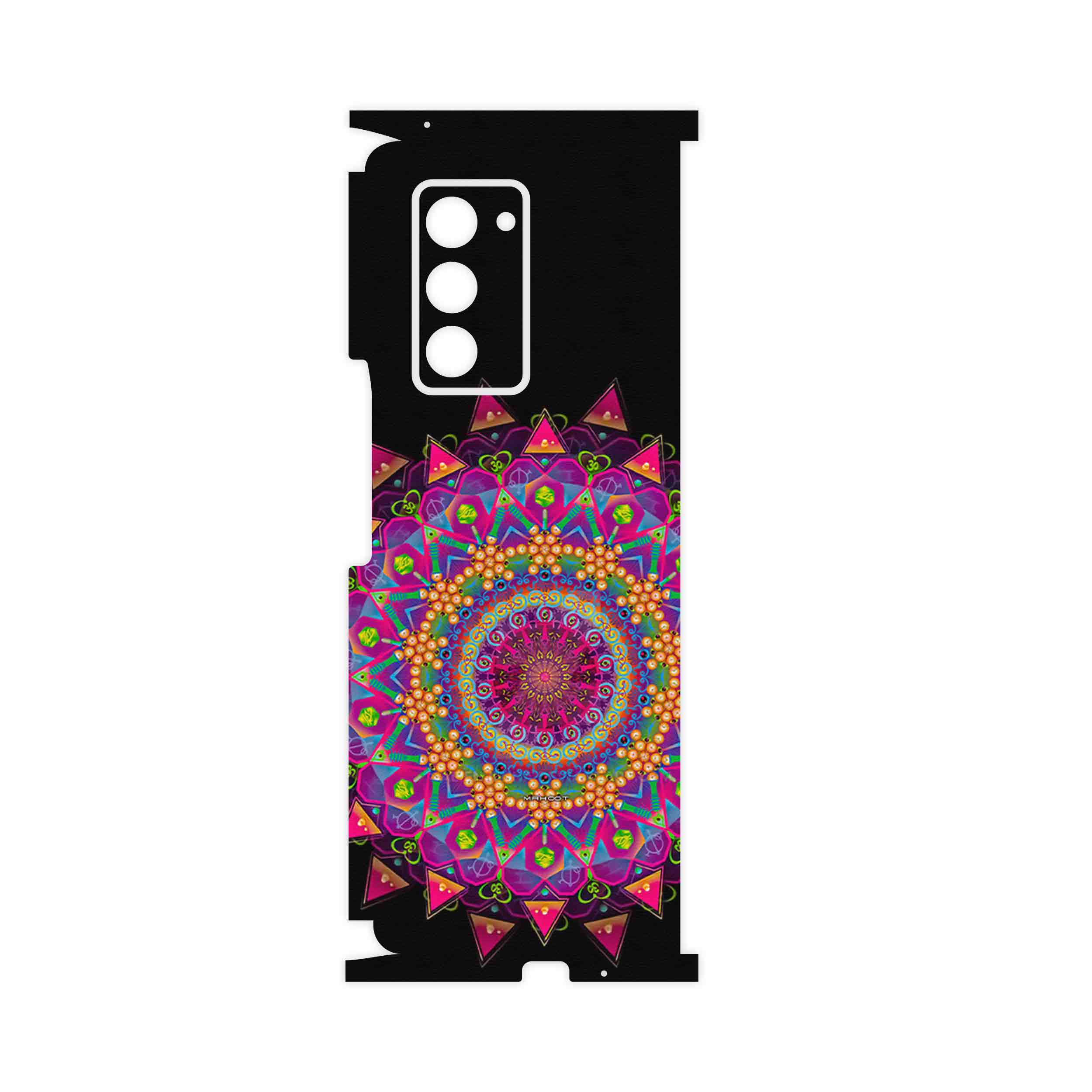برچسب پوششی ماهوت مدل Mandala Design 5-FullSkin مناسب برای گوشی موبایل سامسونگ Galaxy Z FOLD 2