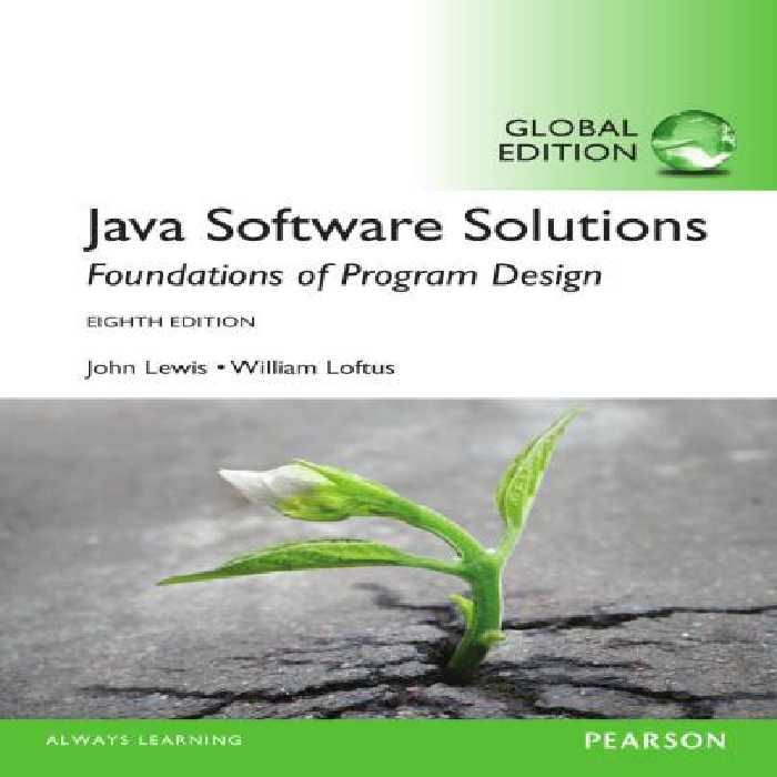 خرید و دانلود نسخه کامل کتاب Java Software Solutions: Foundations of Program Design: Global Edition