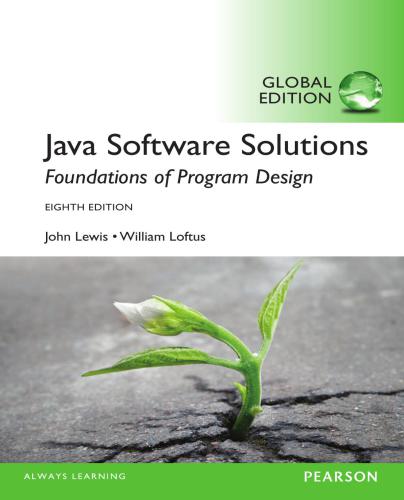 خرید و دانلود نسخه کامل کتاب Java Software Solutions: Foundations of Program Design: Global Edition