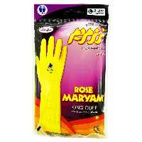 دستکش ظرفشویی سایز بزرگ رز مریم