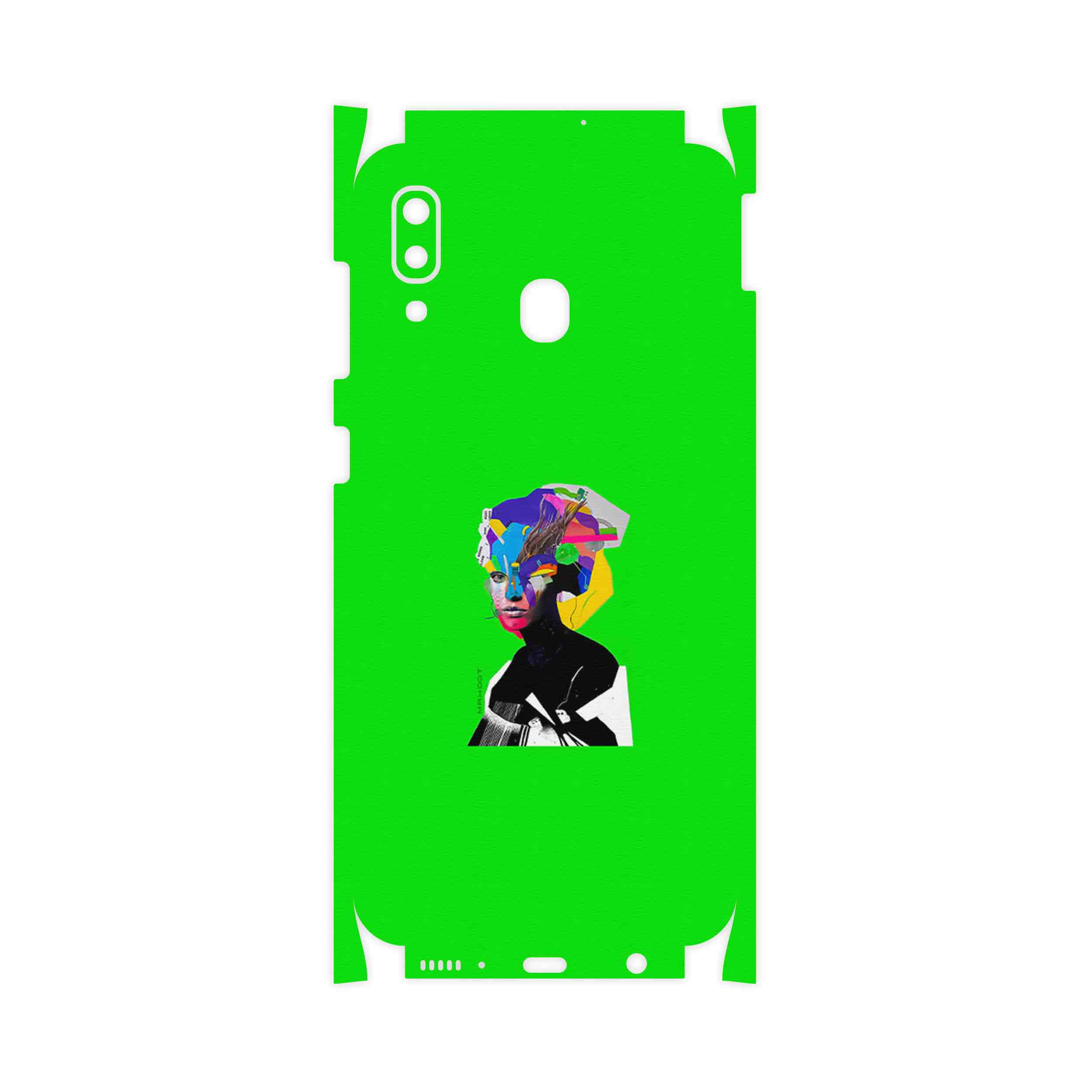 برچسب پوششی ماهوت مدل Collage of Women Portrait 3-FullSkin مناسب برای گوشی موبایل سامسونگ Galaxy M10s