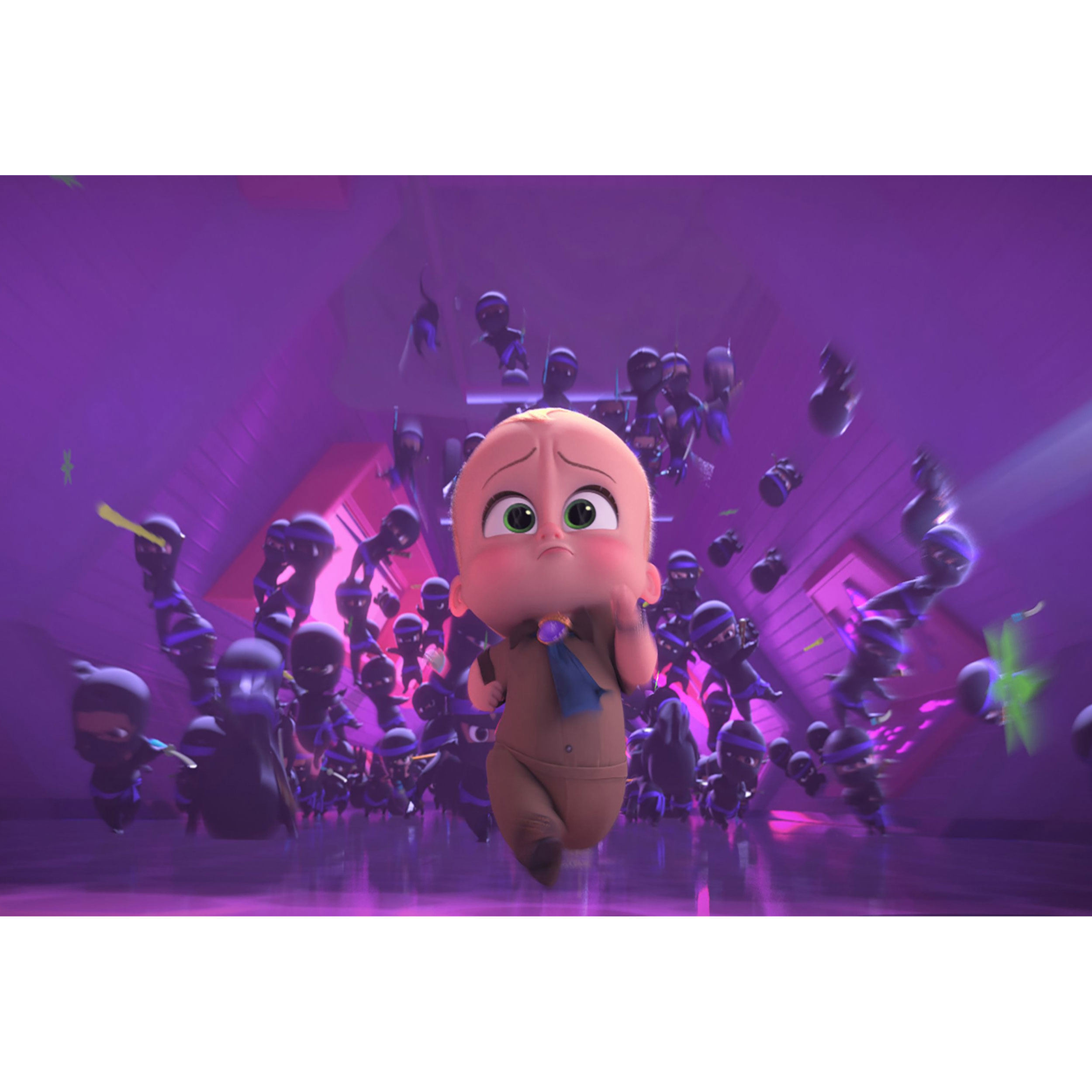 تابلو شاسی مدل کارتون بچه رئیس کد T6063