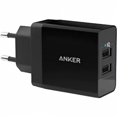 شارژر USB دیواری ANKER مدل 24W 2-PORT A2021L11
