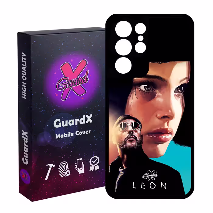 کاور گارد ایکس طرح Leon مدل Glass10322 مناسب برای گوشی موبایل سامسونگ Galaxy S21 Ultra