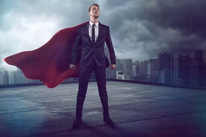 خرید و دانلود عکس Businessman Superhero کد 11270 | پیک فاکس | Pic Fox
