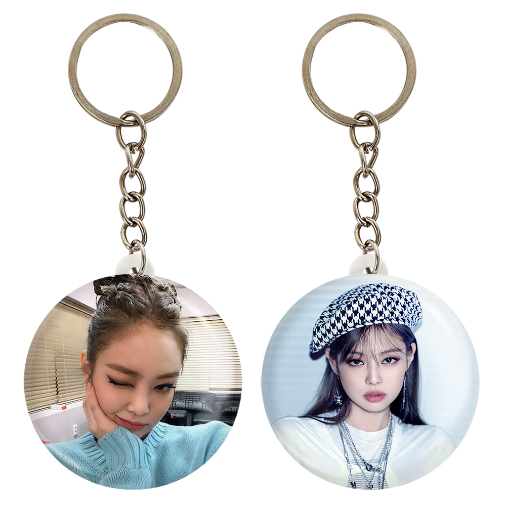 جاکلیدی خندالو مدل جنی گروه بلک پینک کد 35823583 مجموعه 2 عددی