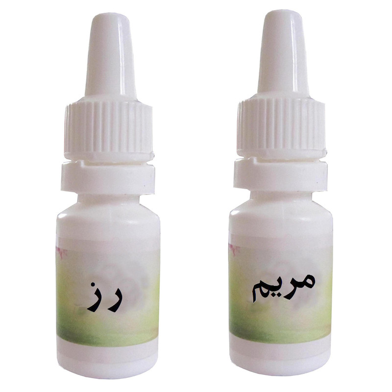 اسانس شمع مدل رز و مریم حجم 10 میلی لیتر بسته 2 عددی