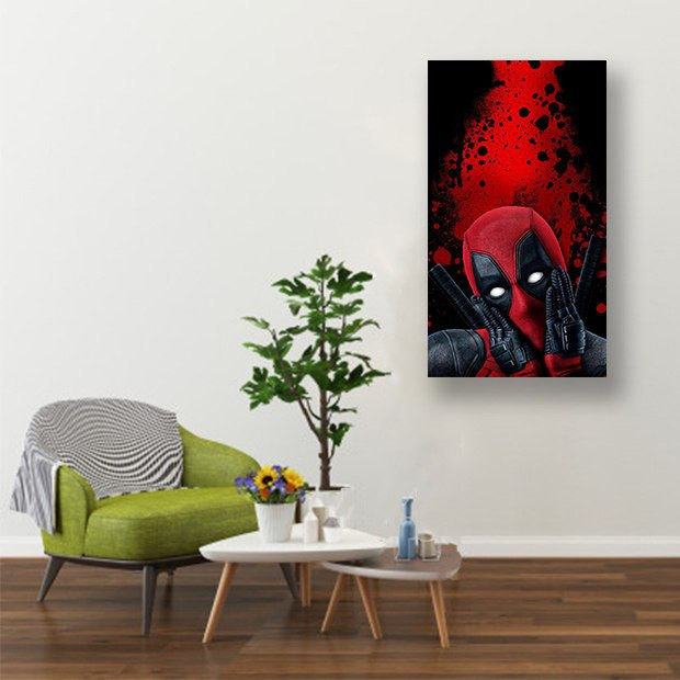 تابلو شاسی طرح ددپول کد 0913 | دنیای قاب