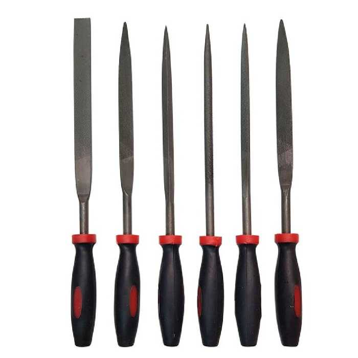 سوهان زرگری ظریفکاری مجموعه 6عددی برند فرد FREED طول 25 سانت در زاویه مختلف مدل CVR VIP 