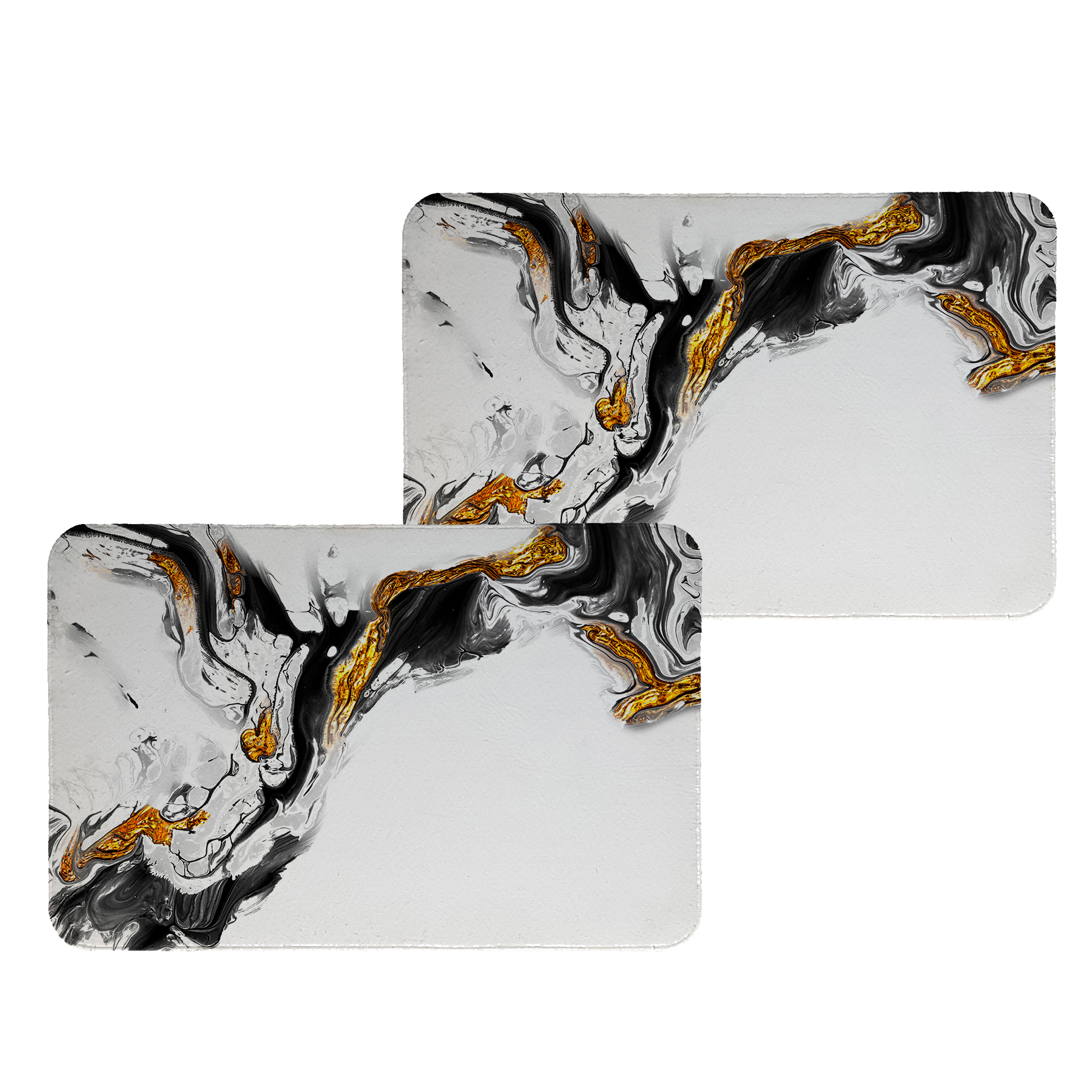 زیربشقابی طرح سنگ کد 8628 مجموعه 2عددی 