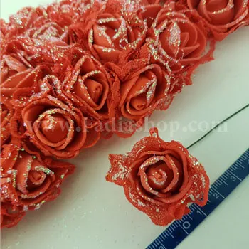 گل فومی لبه اکلیلی قرمز