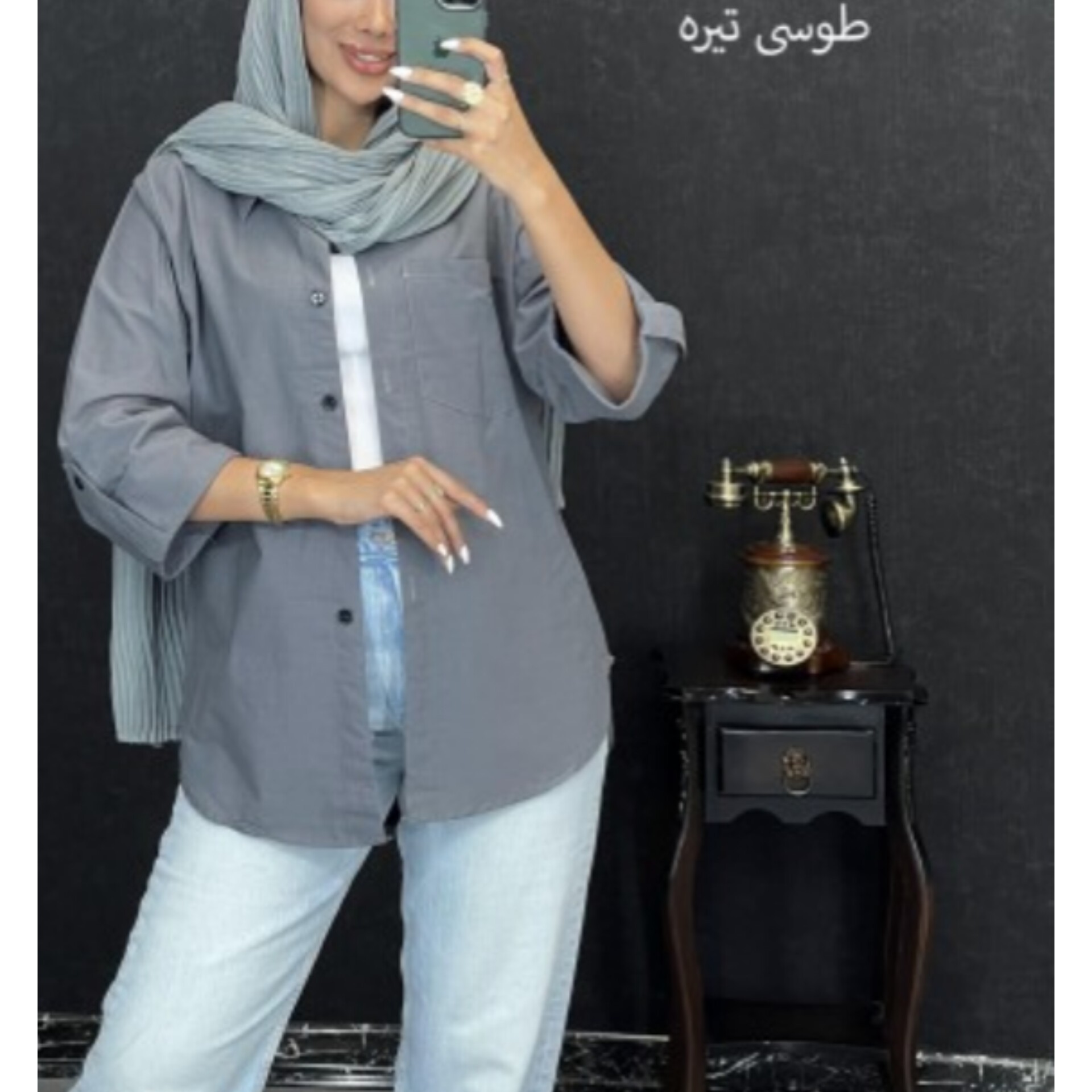 مانتو لینن پاکتی