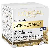 کرم شب کلاژن ساز ایج پرفکت آلمانی لورال L'Oreal Paris Age Perfect Collagen Hydrating Night Cream • خوش آرا