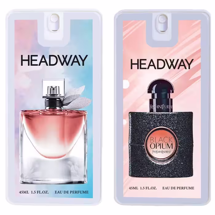 عطر جیبی زنانه هدوی مدل بلک اوپیوم و لانکوم لاویه بل حجم 45 میلی لیتر مجموعه 2 عددی