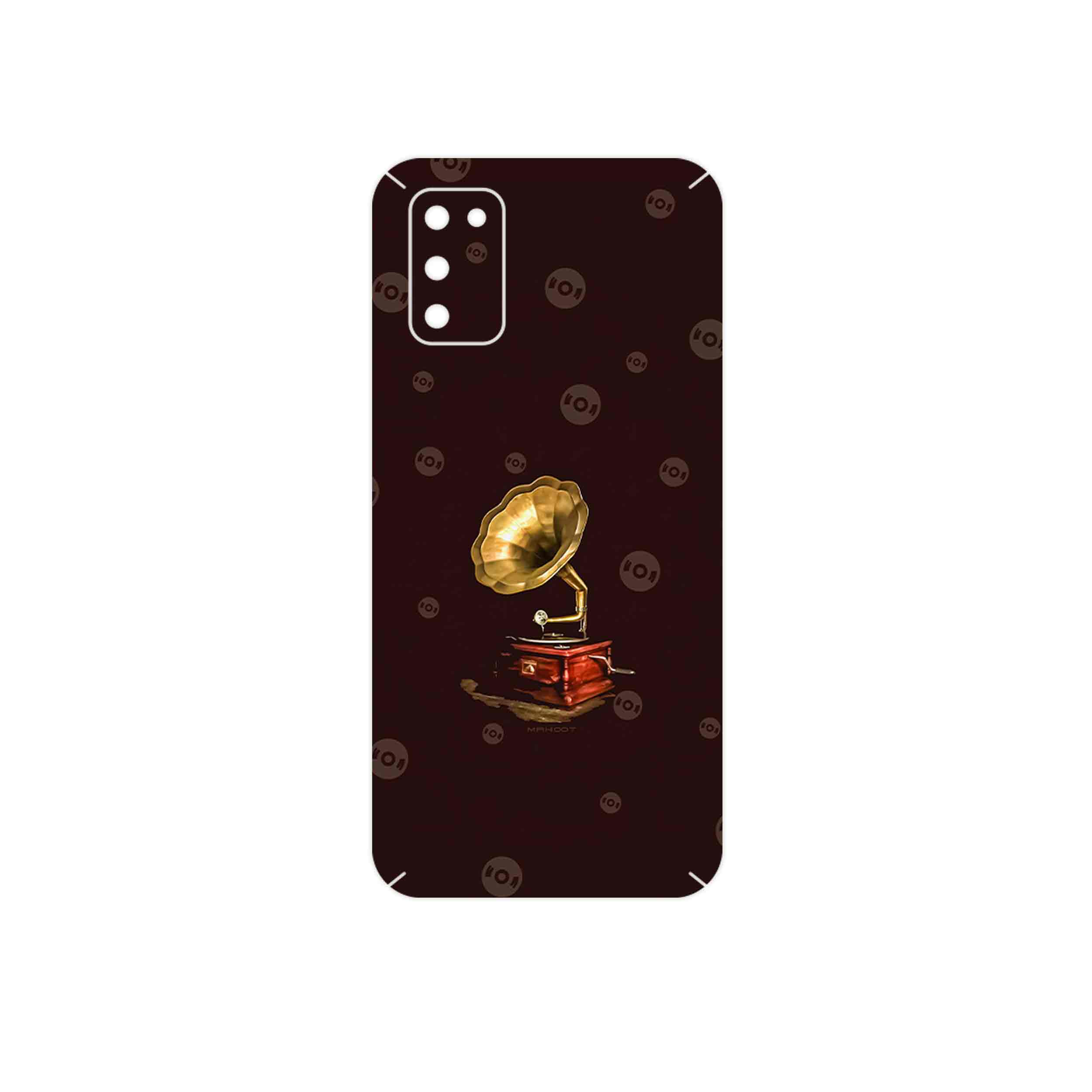 برچسب پوششی ماهوت مدل Gramophone Nostalgia مناسب برای گوشی موبایل سامسونگ Galaxy A02S