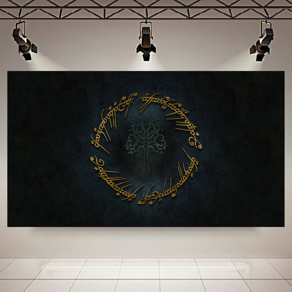 تابلو بوم طرح ارباب حلقه ها کد AR5480