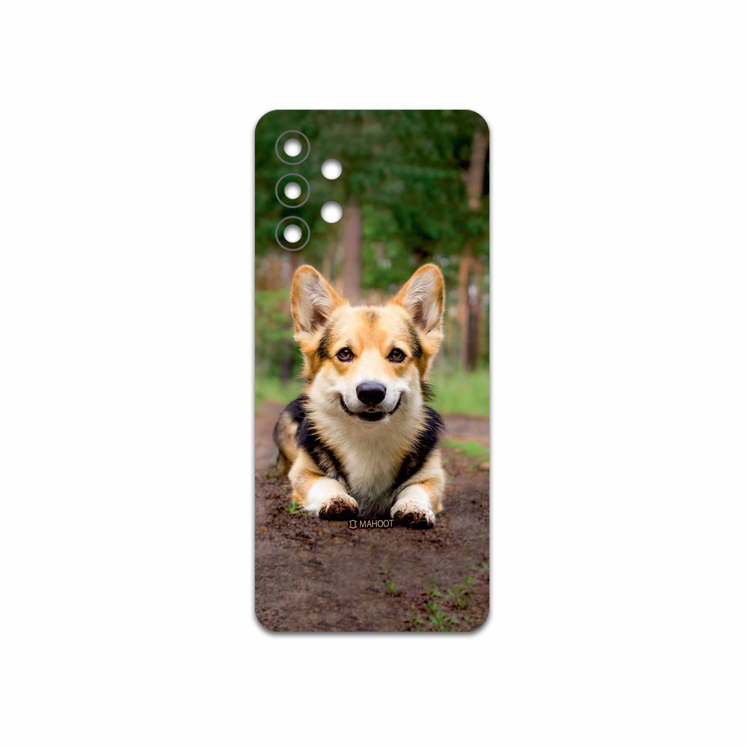 برچسب پوششی ماهوت مدل Dog-2 مناسب برای گوشی موبایل سامسونگ Galaxy A32 4G