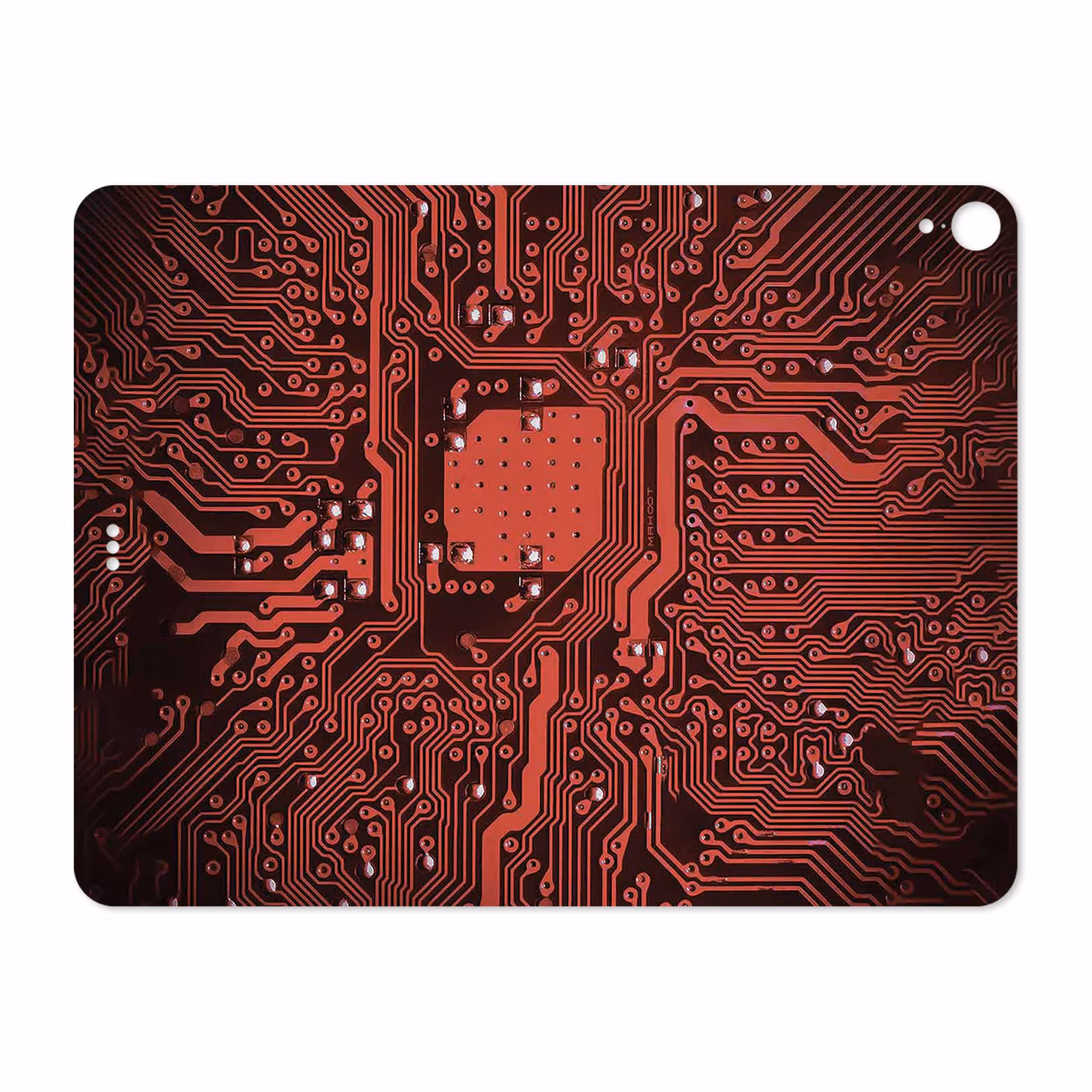 برچسب پوششی ماهوت مدل Red Printed Circuit Board مناسب برای تبلت اپل iPad Pro 12.9 (GEN 3) 2018 A1876