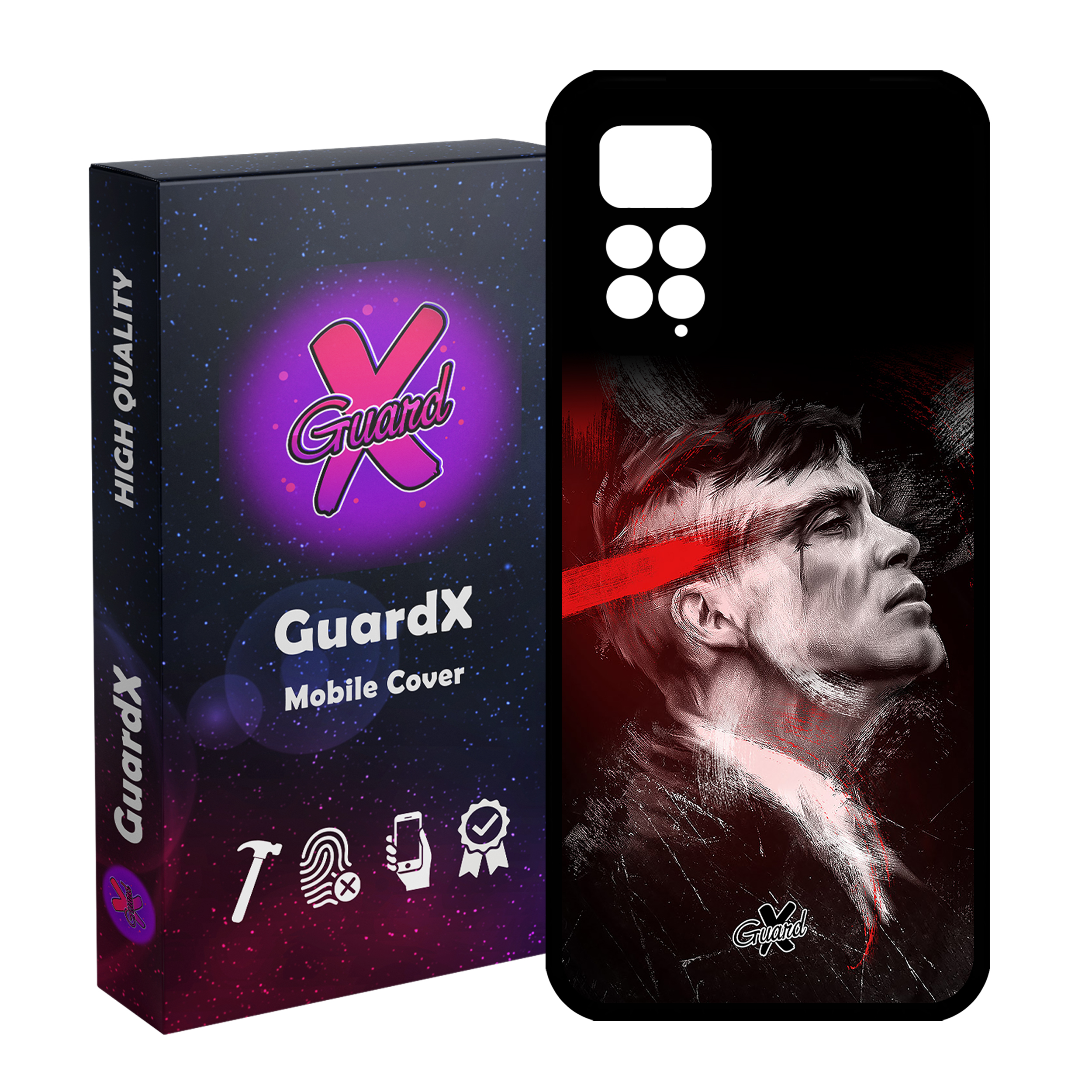 کاور گارد ایکس طرح Peaky Blinders مدل Glass10398 مناسب برای گوشی موبایل شیائومی Redmi Note 11 Pro 4G/5G