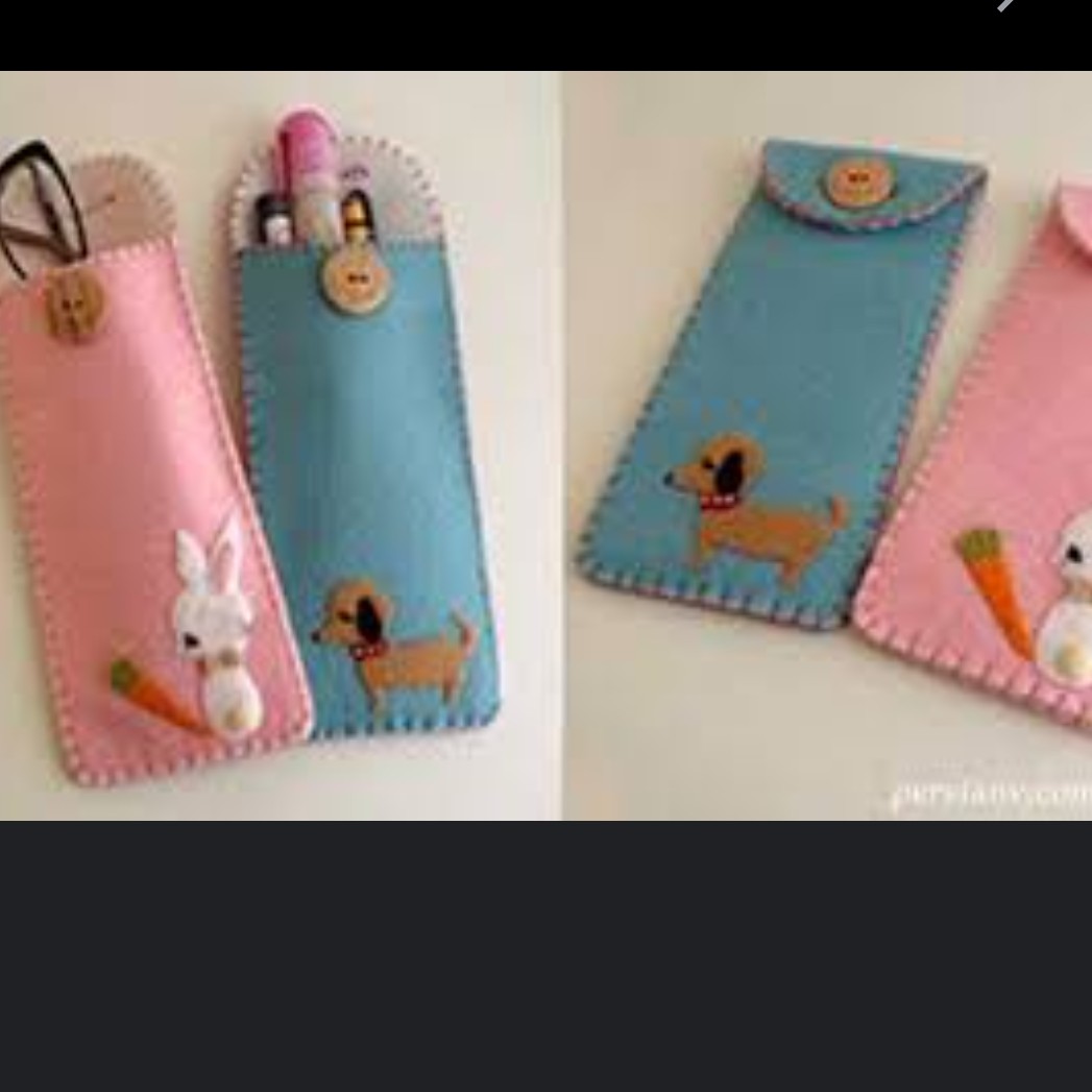 جامدادی نمدی ، کار دست ،در رنگبندی متنوع،