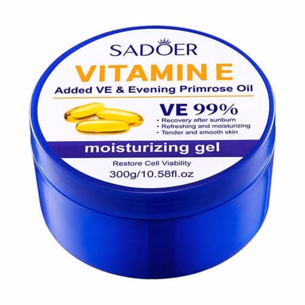 ژل  مرطوب کننده سادور حاوی  ویتامین E و روغن گل مغربی با حجم 300 گرم
