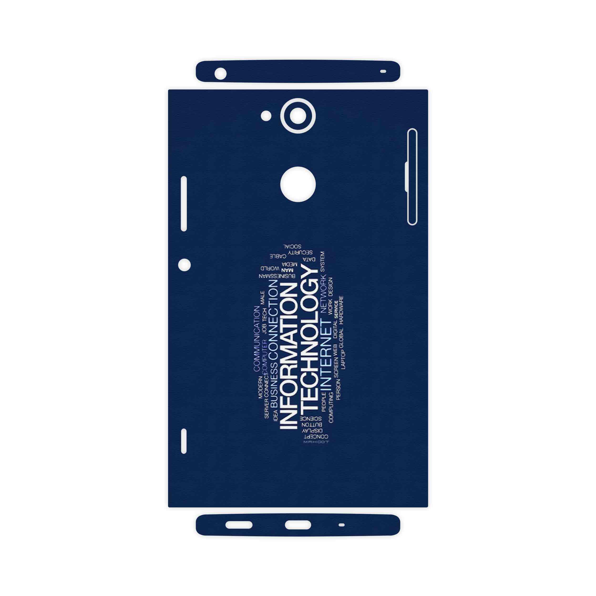 برچسب پوششی ماهوت مدل IT Science-FullSkin مناسب برای گوشی موبایل سونی Xperia XA2