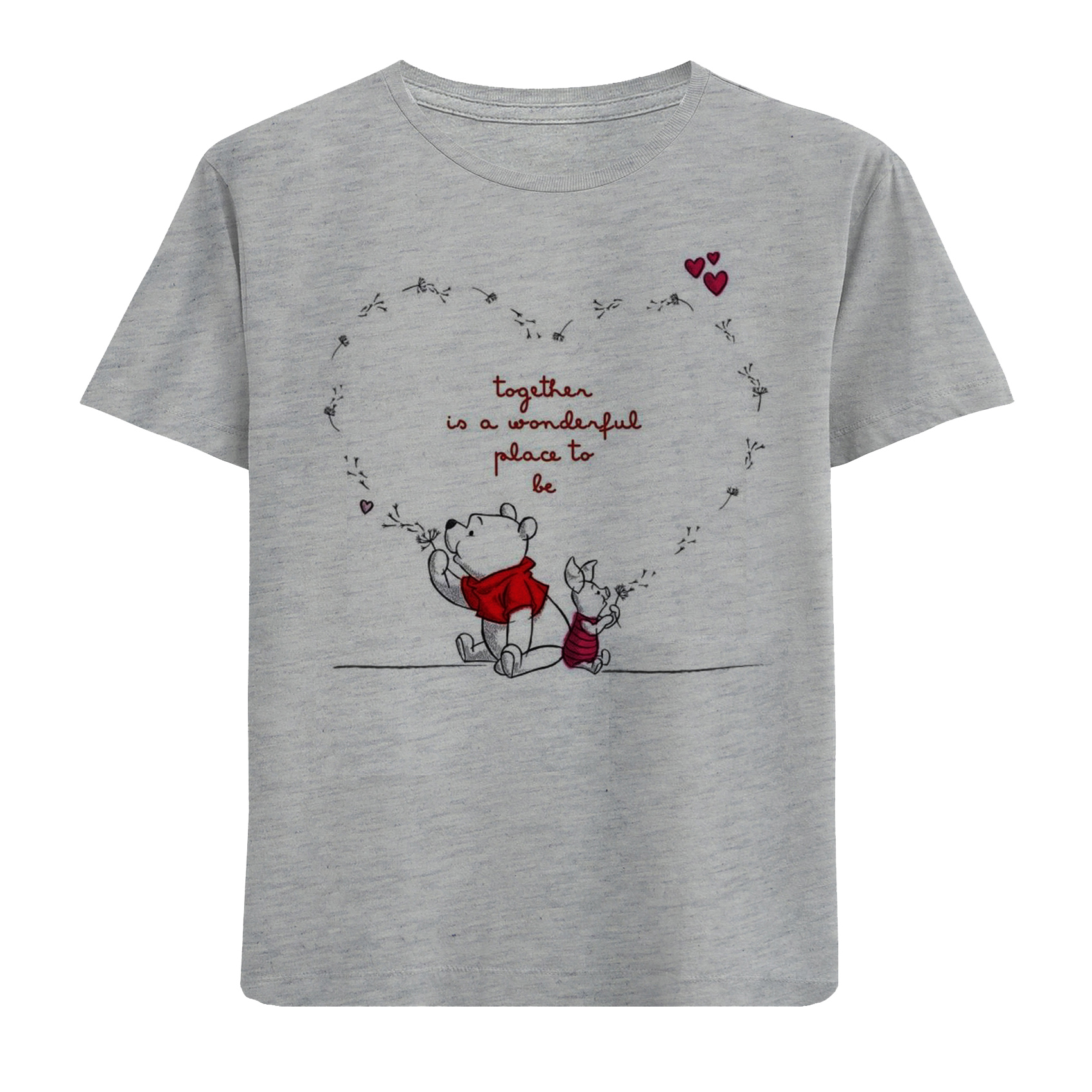 تی شرت آستین کوتاه بچگانه مدل قلب F317