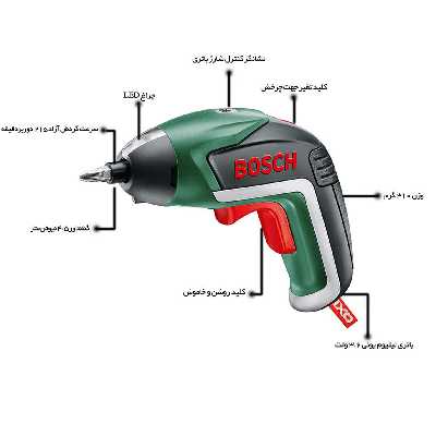 پیچ گوشتی شارژی بوش مدل IXO به همراه سری بکس