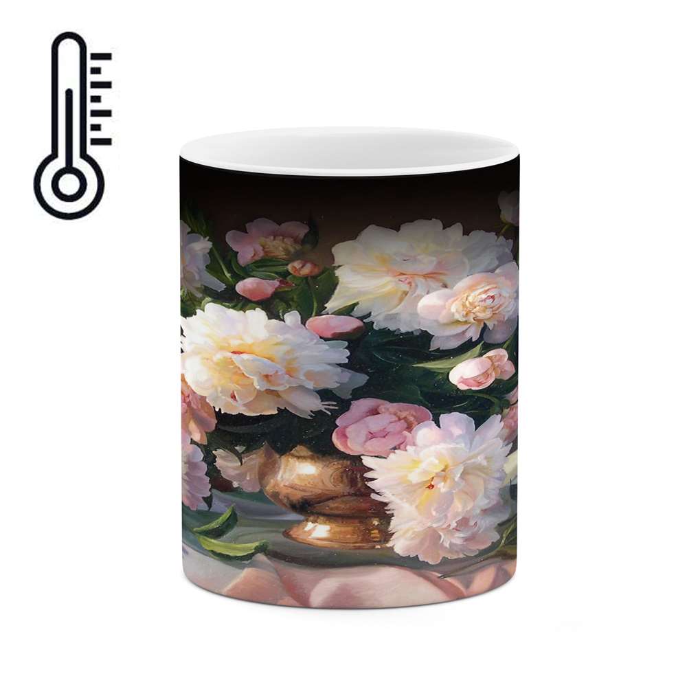 ماگ حرارتی کاکتی طرح نقاشی مدل mgh13747