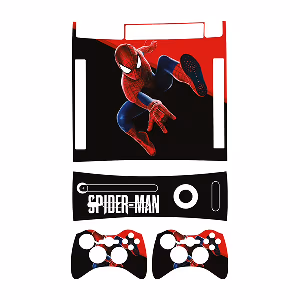 برچسب ایکس باکس 360 توییجین وموییجین مدل آرکید Spiderman 15 مجموعه 4 عددی