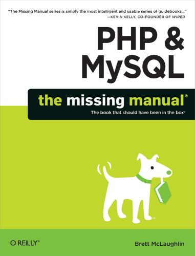 خرید و دانلود نسخه کامل کتاب PHP &amp; MySQL: The Missing Manual