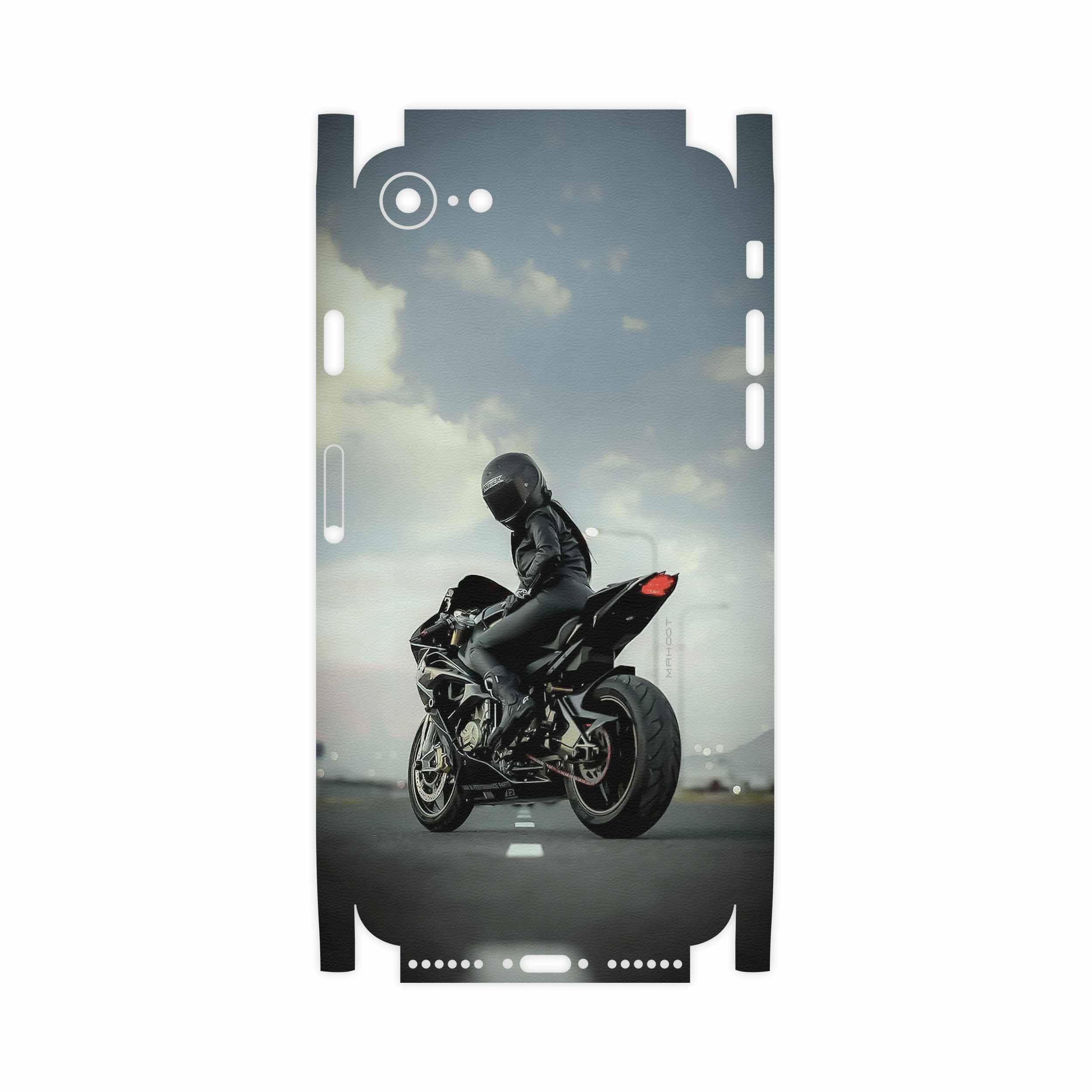 برچسب پوششی ماهوت مدل Motorcycling-FullSkin مناسب برای گوشی موبایل اپل iPhone 8