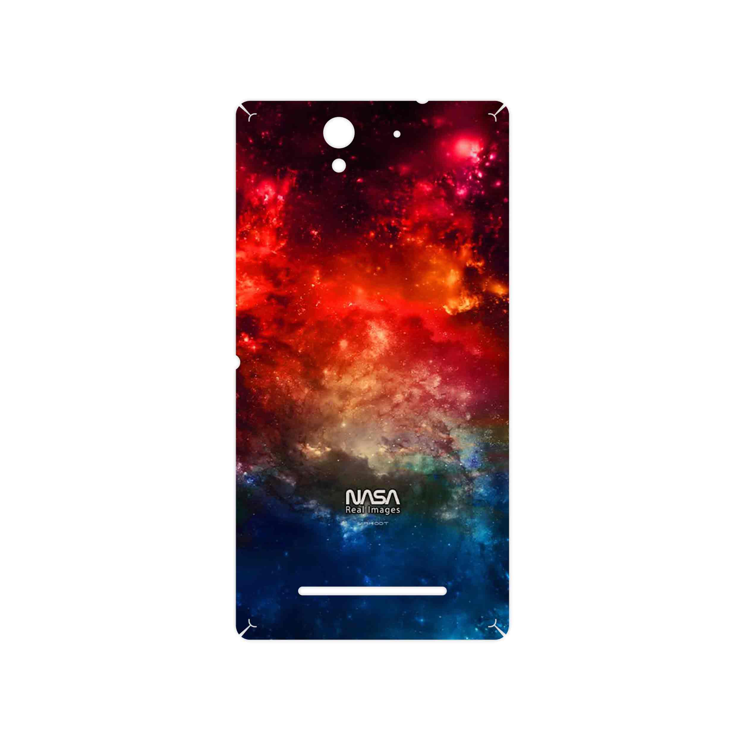 برچسب پوششی ماهوت مدل Universe b NASA 8 مناسب برای گوشی موبایل سونی Xperia C3 Dual