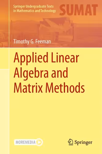خرید و دانلود نسخه کامل کتاب Applied Linear Algebra and Matrix Methods