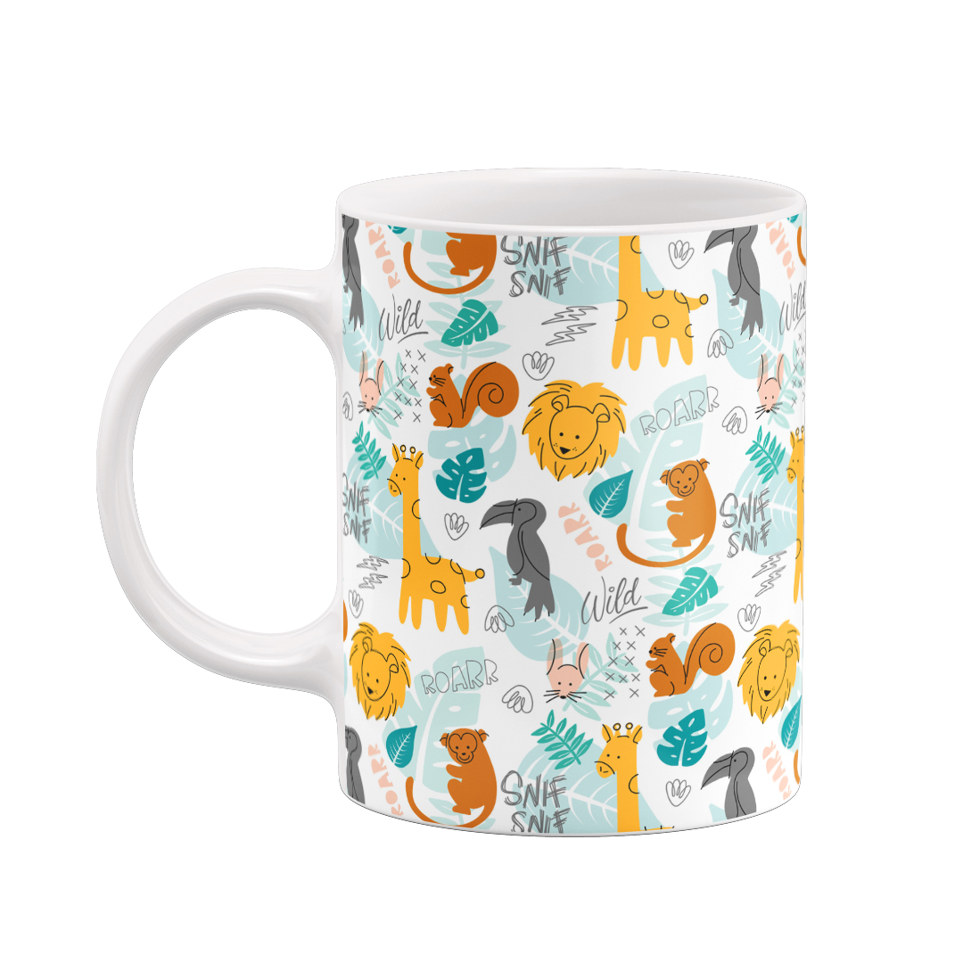 ماگ طرح باغ وحش کد 14