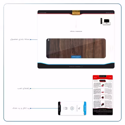 برچسب پوششی ماهوت مدل Dark Walnut Wood مناسب برای تبلت اپل iPad Pro 11 (GEN 2) 2020 A2231