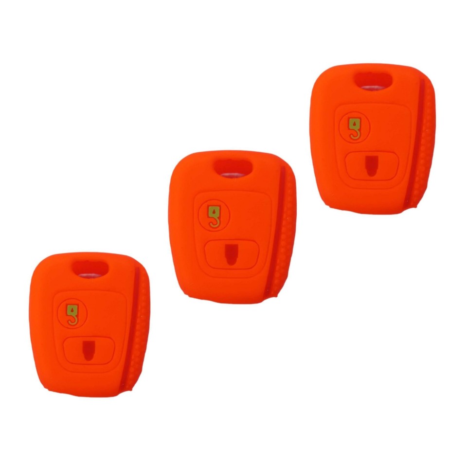کاور سوییچ خودرو مدل سیلیکونی آجدار کد PRD3 مناسب برای پراید بسته 3 عددی