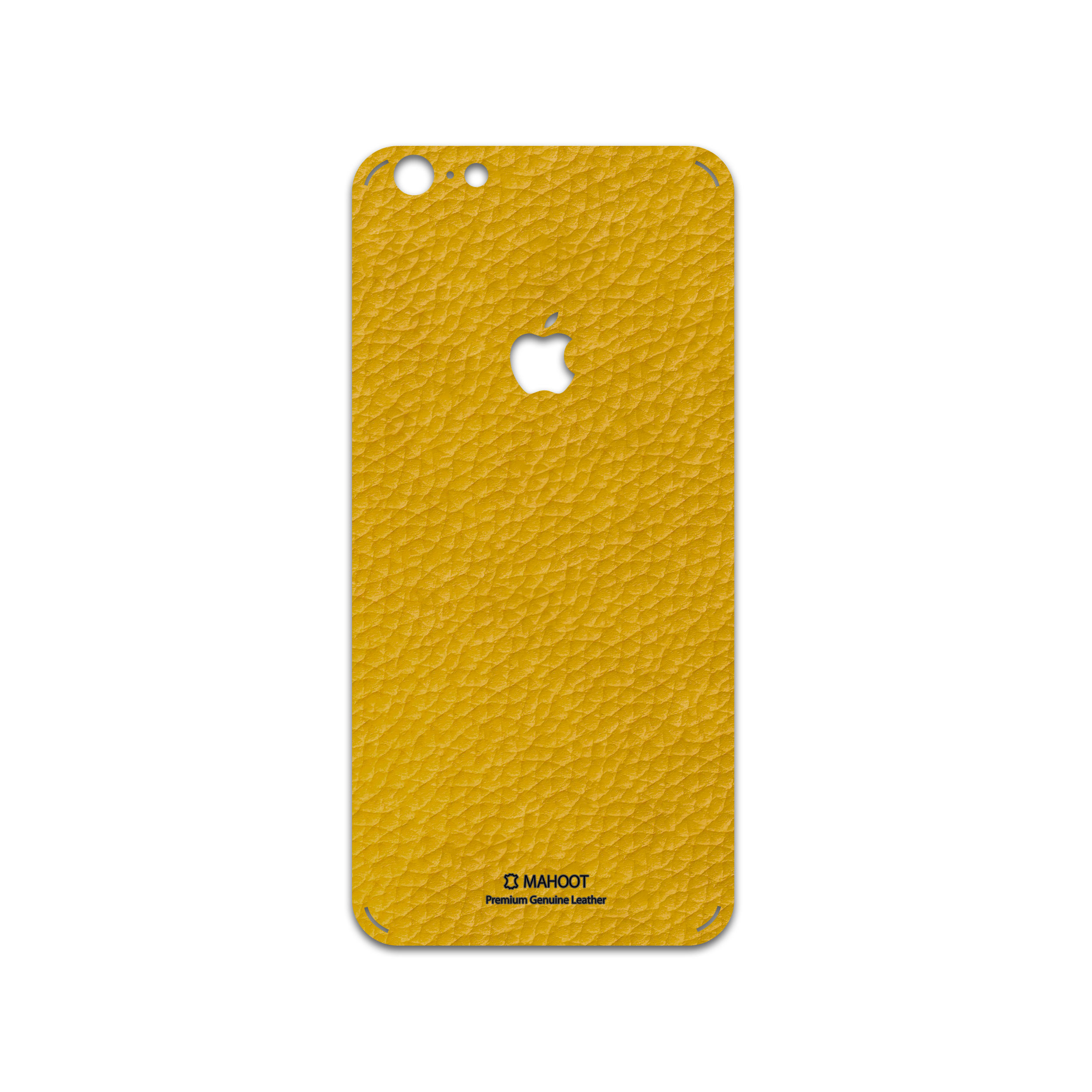 برچسب پوششی ماهوت مدل Mustard-Leather مناسب برای گوشی موبایل اپل iPhone 6s Plus